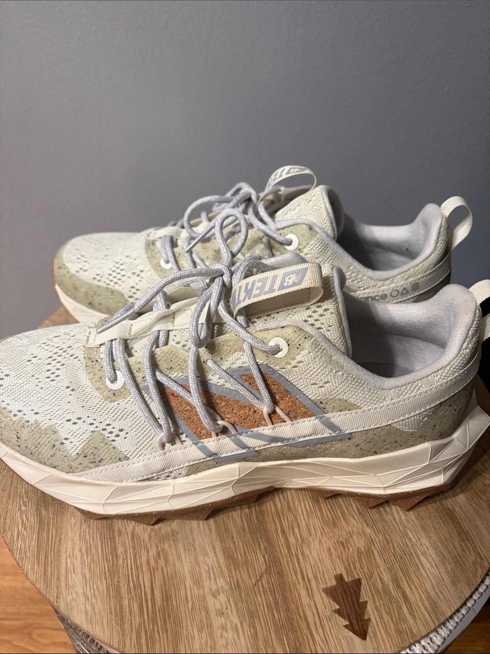 New Balance Sneakers in Light Gray & Cream
